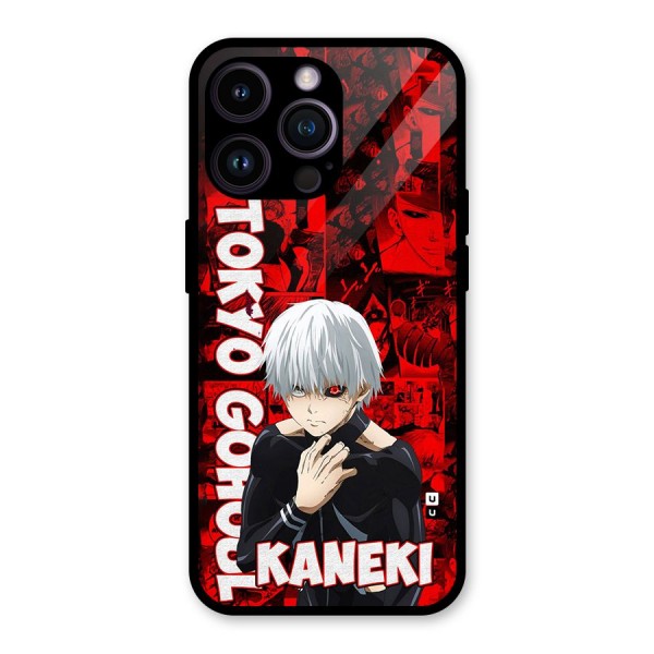 Tokyo Ghuoul Kaneki Glass Back Case for iPhone 14 Pro Max