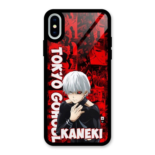 Tokyo Ghuoul Kaneki Glass Back Case for iPhone X