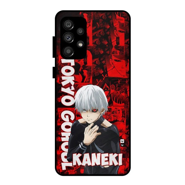 Tokyo Ghuoul Kaneki Metal Back Case for Galaxy A73 5G