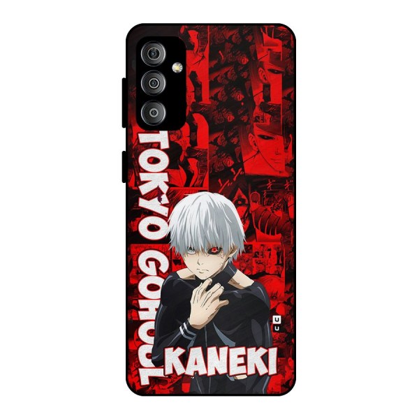 Tokyo Ghuoul Kaneki Metal Back Case for Galaxy F23