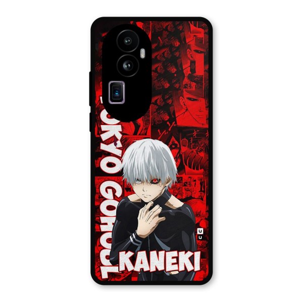 Tokyo Ghuoul Kaneki Metal Back Case for Oppo Reno10 Pro Plus