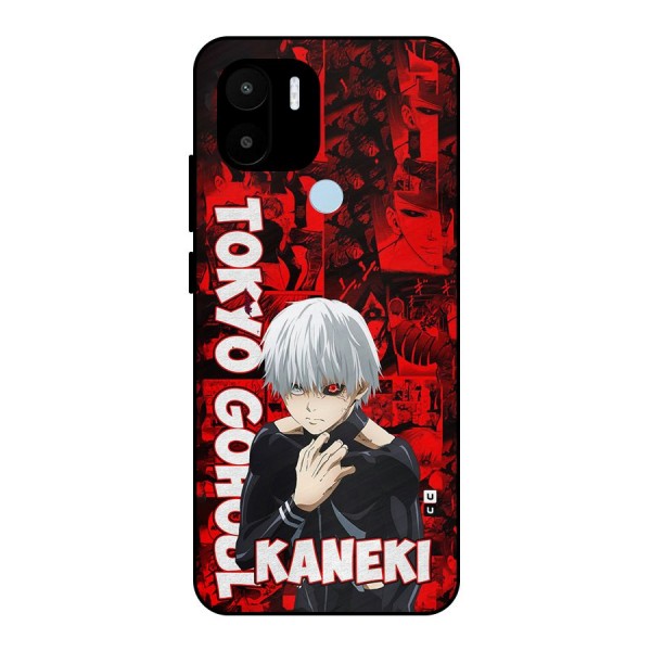 Tokyo Ghuoul Kaneki Metal Back Case for Redmi A1 Plus