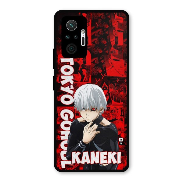 Tokyo Ghuoul Kaneki Metal Back Case for Redmi Note 10 Pro