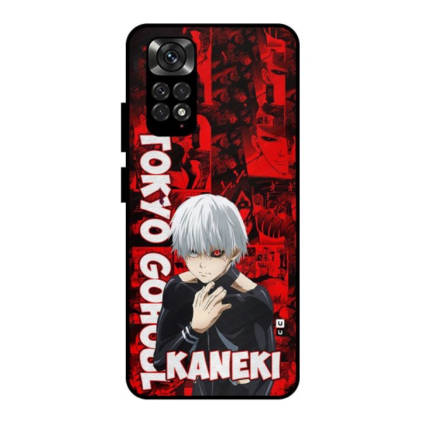 Tokyo Ghuoul Kaneki Metal Back Case for Redmi Note 11 Pro