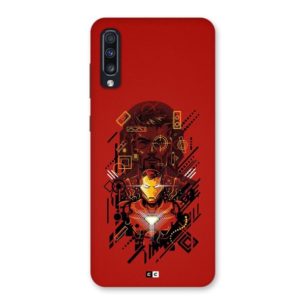 Tony Stark Back Case for Galaxy A70