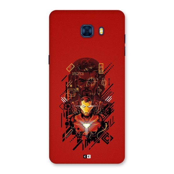 Tony Stark Back Case for Galaxy C7 Pro