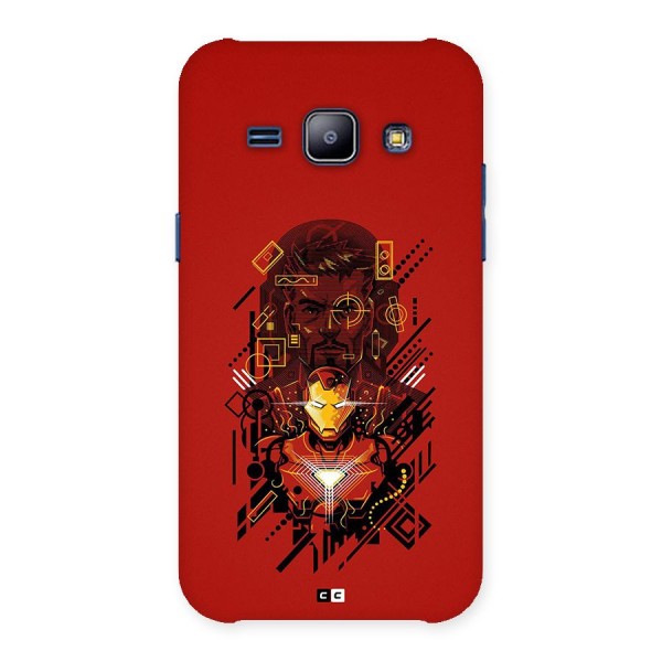 Tony Stark Back Case for Galaxy J1
