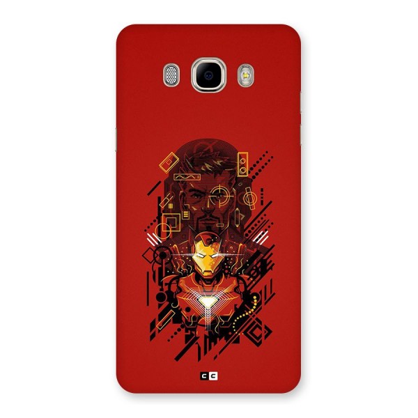 Tony Stark Back Case for Galaxy J7 2016