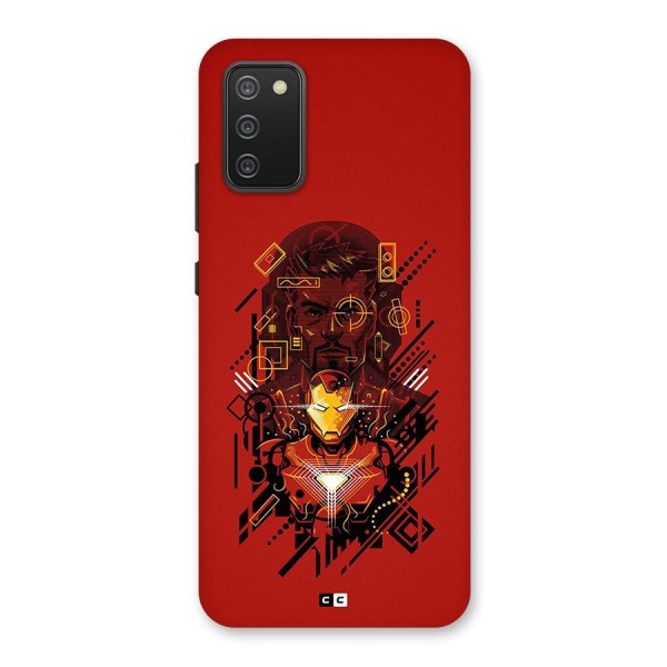 Tony Stark Back Case for Galaxy M02s