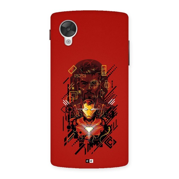 Tony Stark Back Case for Google Nexus 5