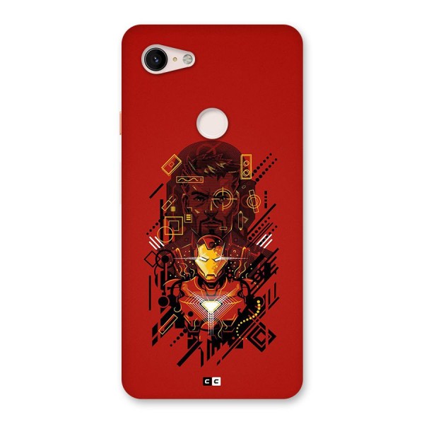 Tony Stark Back Case for Google Pixel 3 XL