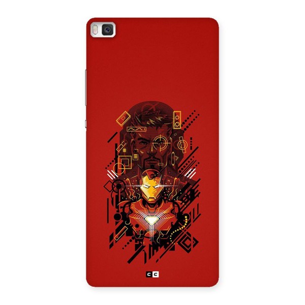 Tony Stark Back Case for Huawei P8