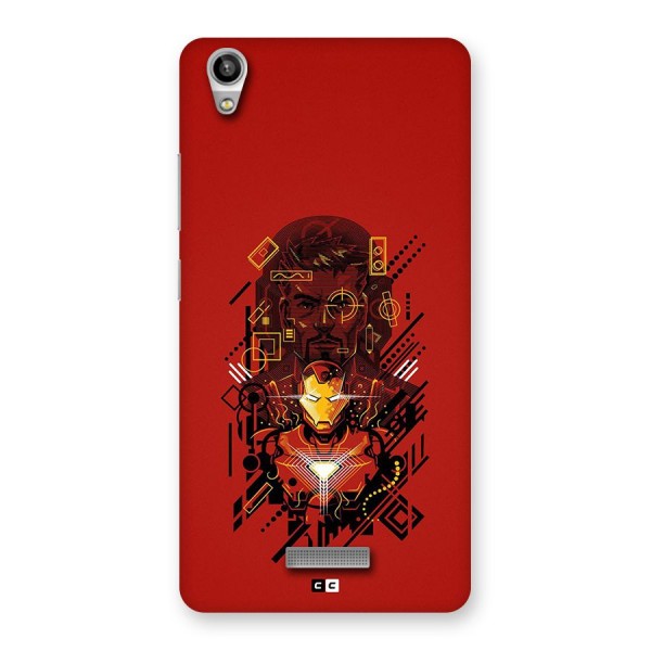 Tony Stark Back Case for Lava Pixel V1