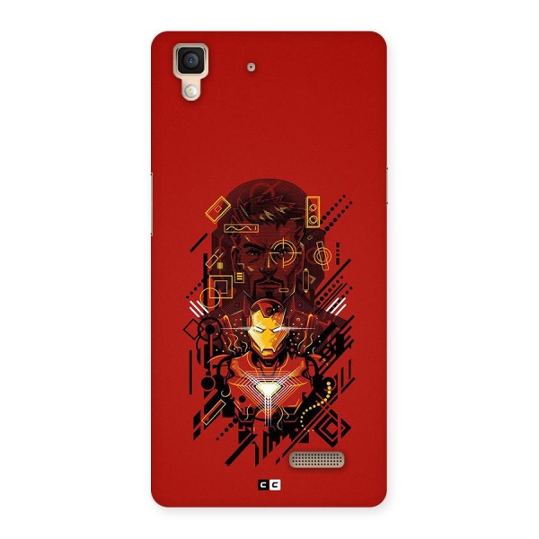 Tony Stark Back Case for Oppo R7