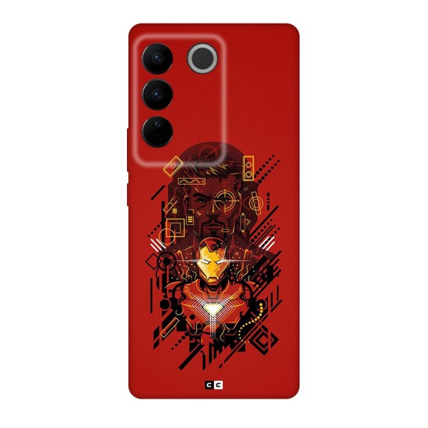 Tony Stark Back Case for Vivo V27