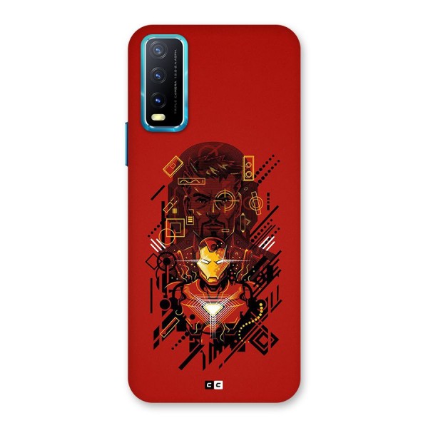 Tony Stark Back Case for Vivo Y12s