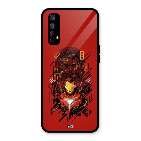 Tony Stark Glass Back Case for Realme Narzo 20 Pro