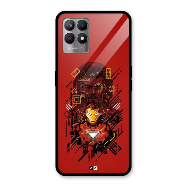 Tony Stark Glass Back Case for Realme Narzo 50