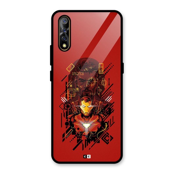 Tony Stark Glass Back Case for Vivo S1