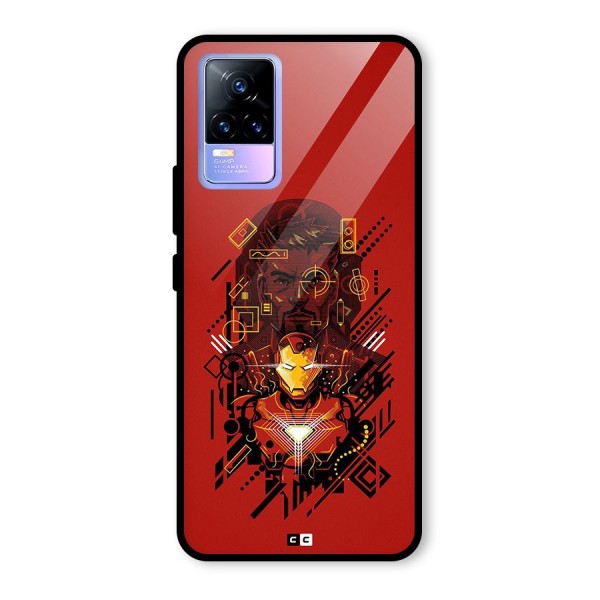 Tony Stark Glass Back Case for Vivo Y73