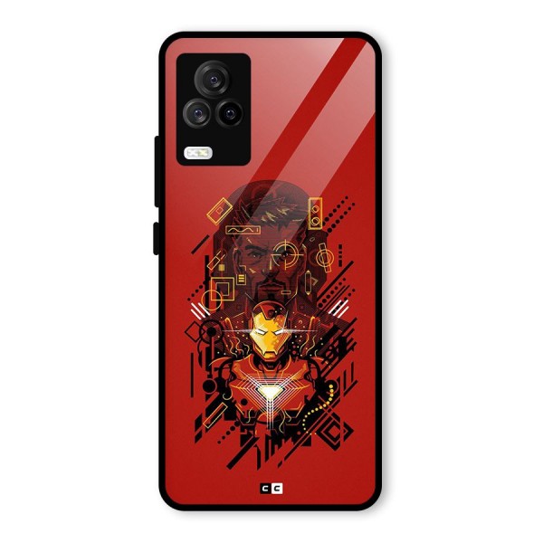 Tony Stark Glass Back Case for Vivo iQOO 7 Legend 5G