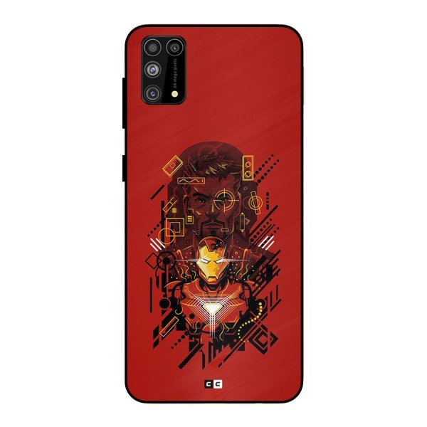Tony Stark Metal Back Case for Galaxy F41