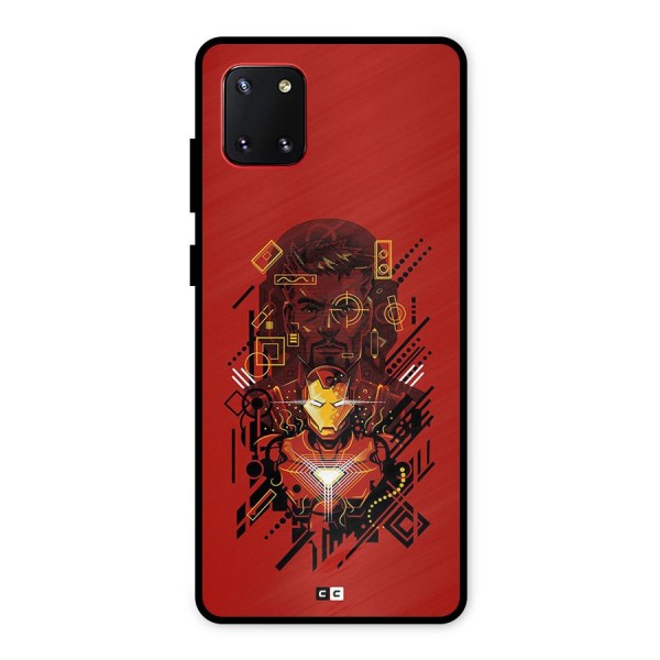 Tony Stark Metal Back Case for Galaxy Note 10 Lite
