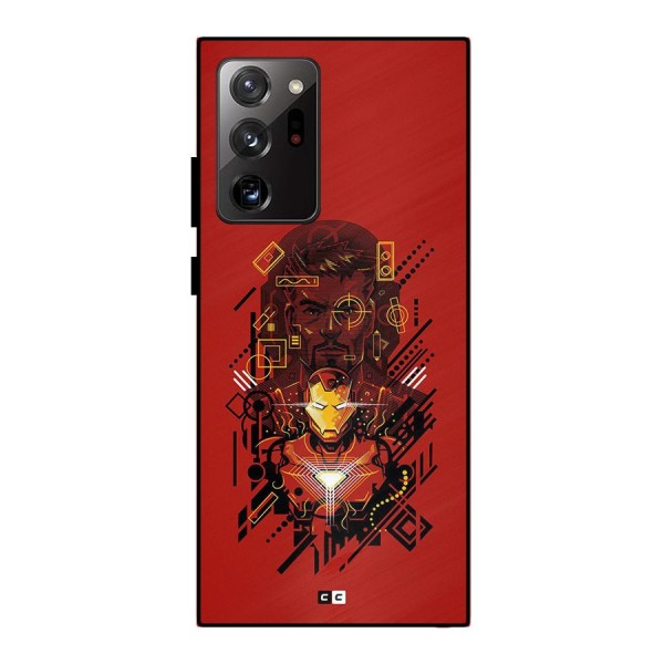 Tony Stark Metal Back Case for Galaxy Note 20 Ultra