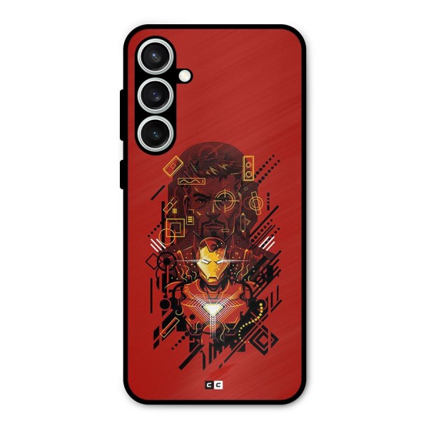 Tony Stark Metal Back Case for Galaxy S23 FE