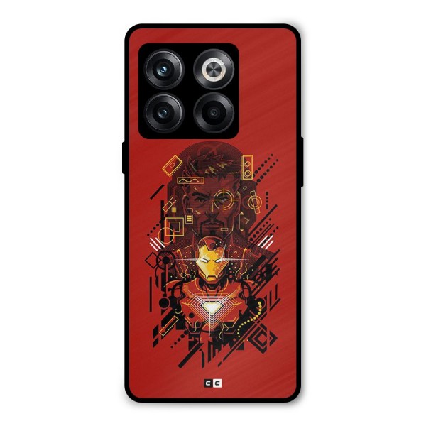 Tony Stark Metal Back Case for OnePlus 10T