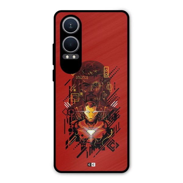 Tony Stark Metal Back Case for OnePlus Nord CE4 Lite