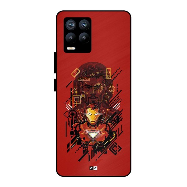 Tony Stark Metal Back Case for Realme 8 Pro