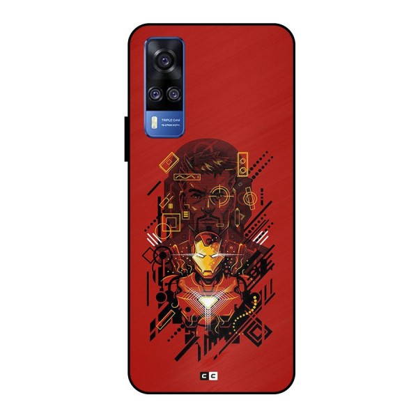 Tony Stark Metal Back Case for Vivo Y51