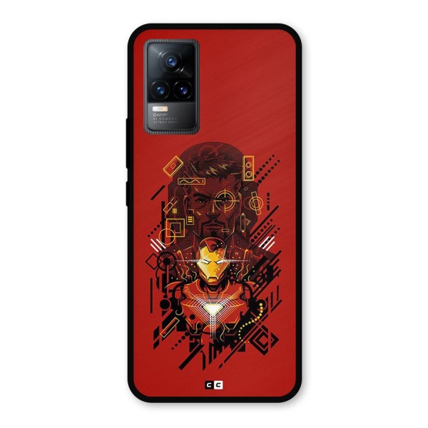 Tony Stark Metal Back Case for Vivo Y73