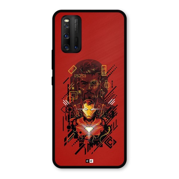 Tony Stark Metal Back Case for iQOO 3