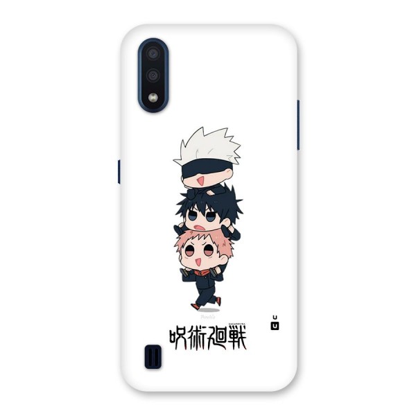 Top Gojo Squad Back Case for Galaxy M01