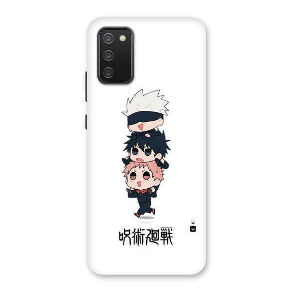 Top Gojo Squad Back Case for Galaxy M02s