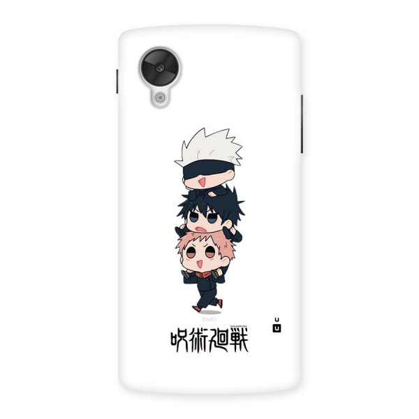 Top Gojo Squad Back Case for Google Nexus 5