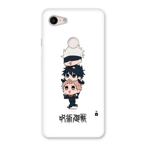 Top Gojo Squad Back Case for Google Pixel 3 XL