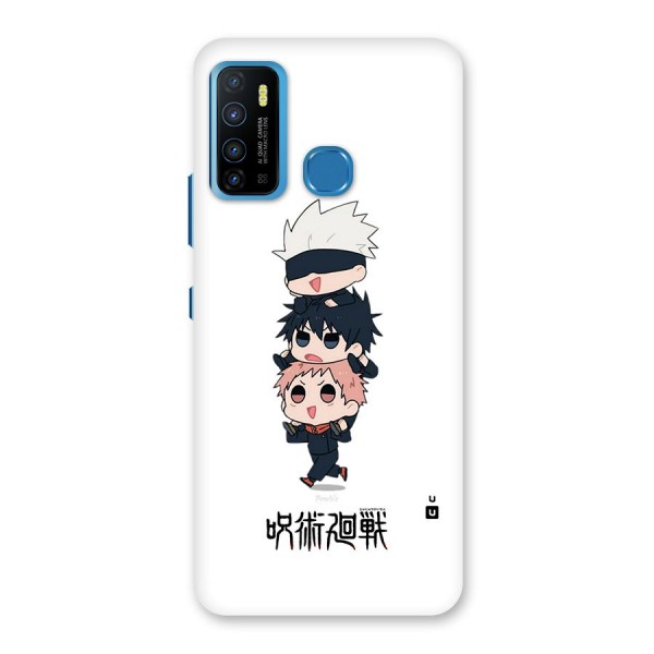 Top Gojo Squad Back Case for Infinix Hot 9