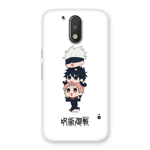 Top Gojo Squad Back Case for Moto G4 Plus