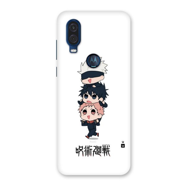Top Gojo Squad Back Case for Motorola One Vision