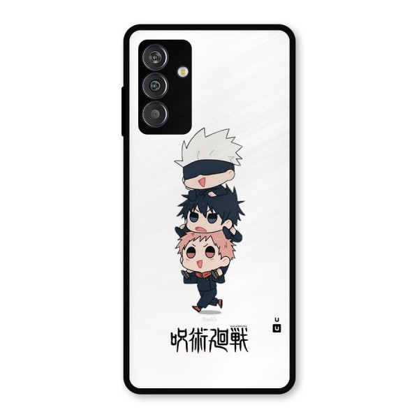 Top Gojo Squad Metal Back Case for Galaxy M14 5G