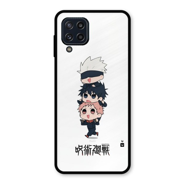 Top Gojo Squad Metal Back Case for Galaxy M32