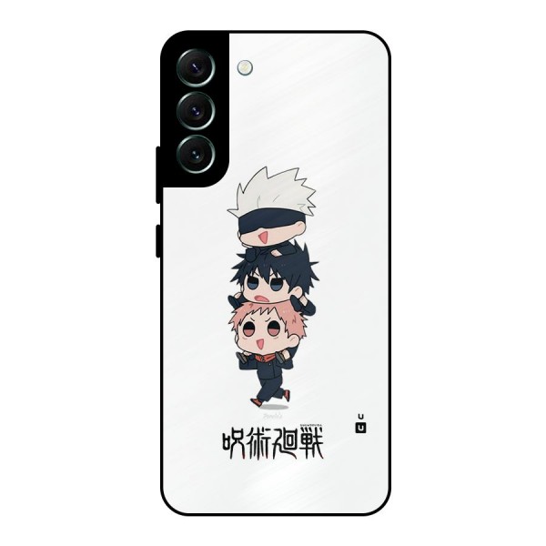 Top Gojo Squad Metal Back Case for Galaxy S22 Plus 5G