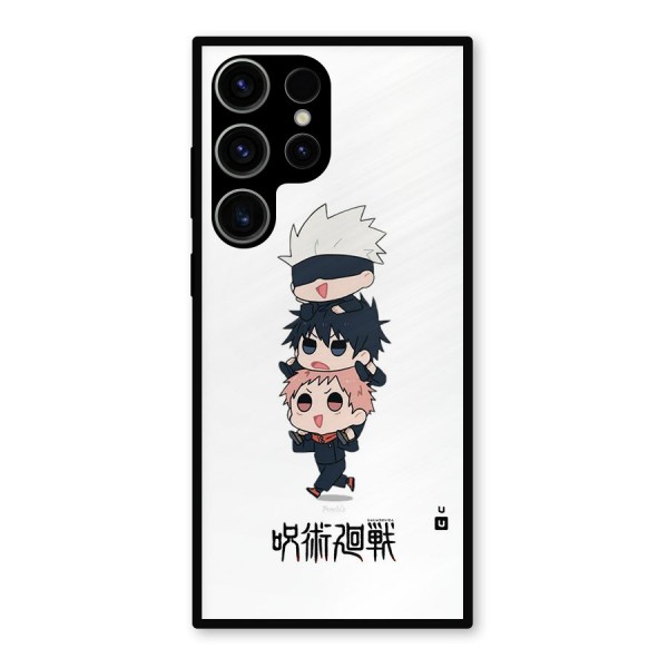 Top Gojo Squad Metal Back Case for Galaxy S23 Ultra