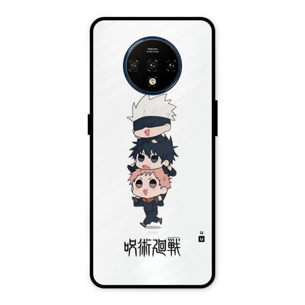 Top Gojo Squad Metal Back Case for OnePlus 7T