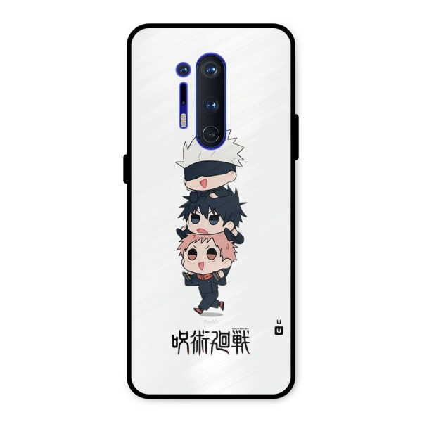 Top Gojo Squad Metal Back Case for OnePlus 8 Pro