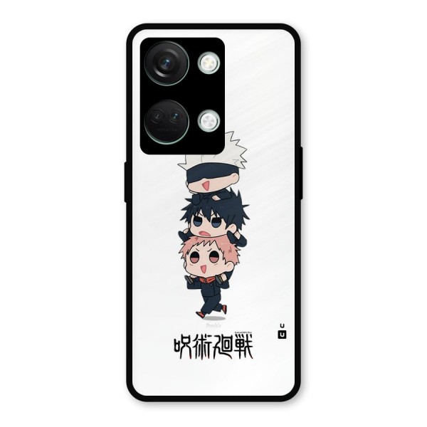 Top Gojo Squad Metal Back Case for OnePlus Nord 3
