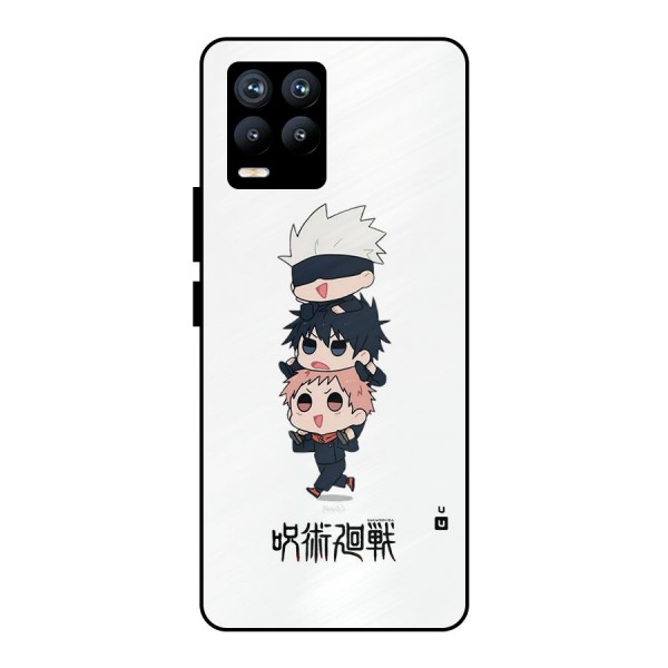 Top Gojo Squad Metal Back Case for Realme 8 Pro